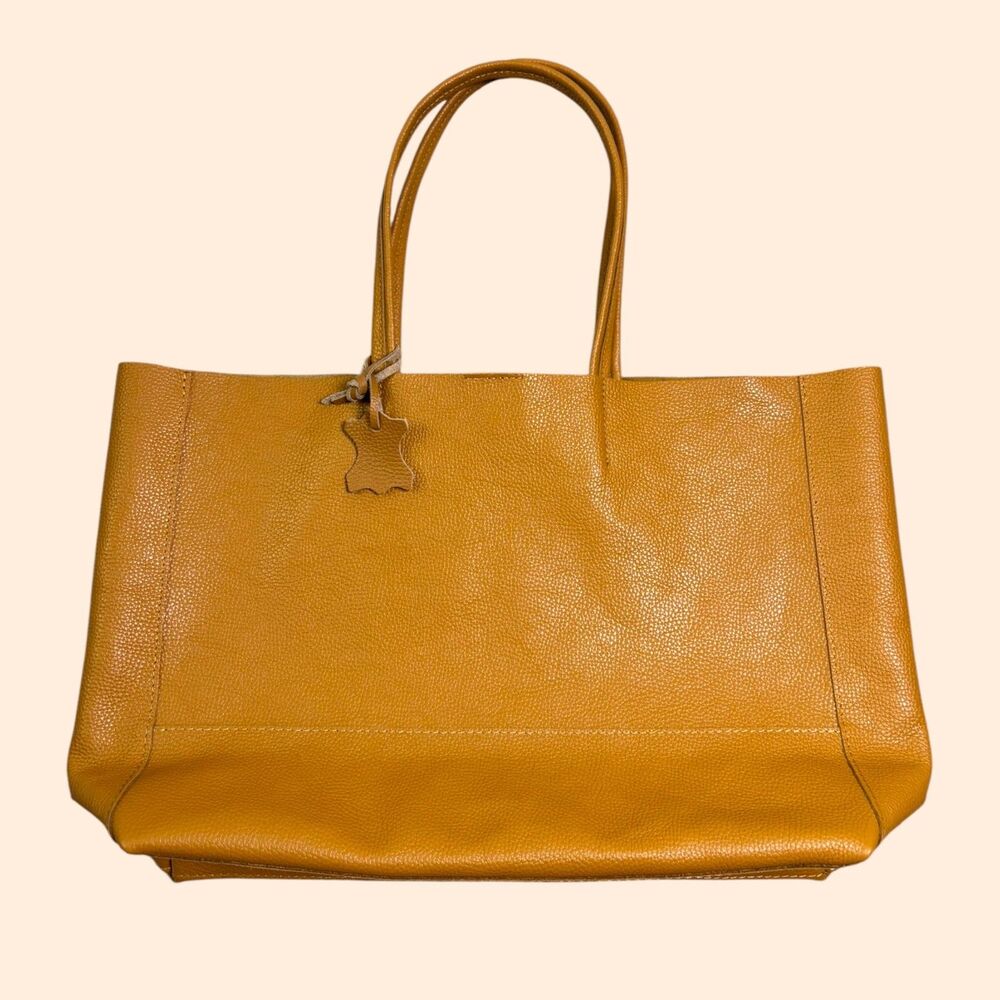 Adoratti Italian Leather Carryall Tote Bag